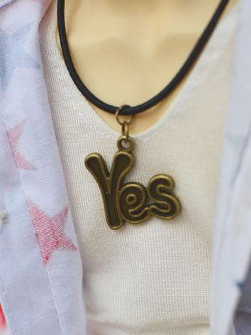 BJD Necklace Alphabet Style for SD/70cm Size Ball Jointed Doll