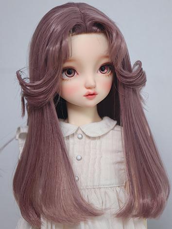 BJD Wig Centre Parting Curl...
