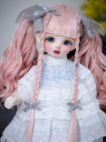 BJD Wig Girl Double Ponytai...