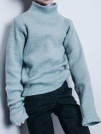 BJD Clothes Blue Turtleneck Sweater for SD/70CM Size Ball-jointed Doll