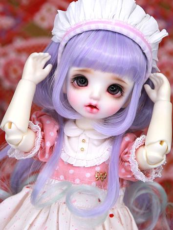 BJD Wig Girl Gradient Curls...