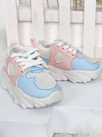 BJD Shoes Fashion Lace-up Platform Shoes for MSD/SD Size Ball-jointed Doll
