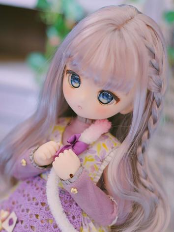 BJD Wig Girl Braids Wavy Ha...