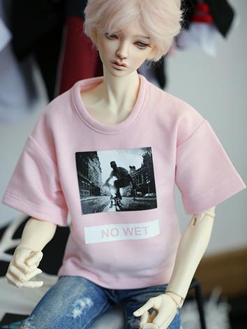 BJD Clothes Boy Printed T-s...