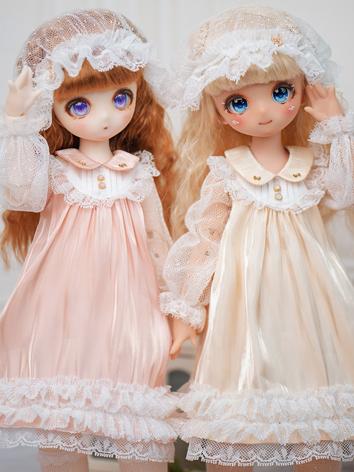 BJD Clothes Girl Pink/Beige...