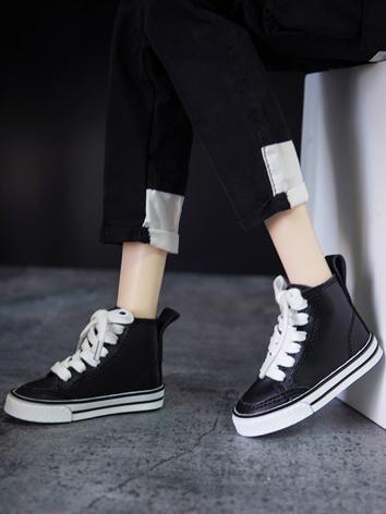 BJD Shoes High-top Lace-up Shoes for SD/MSD/70cm Size Ball-jointed Doll