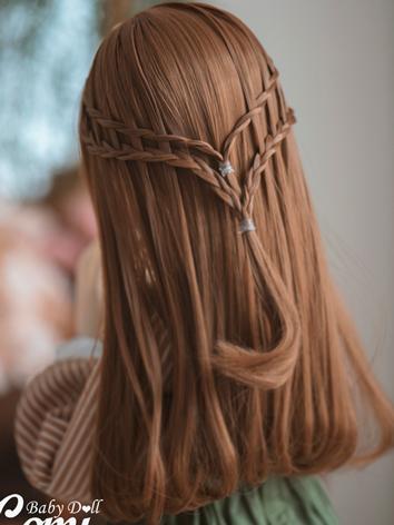 BJD Wig Girl Elegant Braid Hair for SD Size Ball-jointed Doll