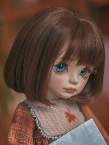 BJD Wig Girl Bob Hair for YOSD Size Ball-jointed Doll