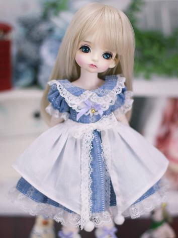 BJD Clothes Girl Blue Dress...