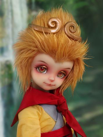 BJD Wig Gold Yellow Short H...