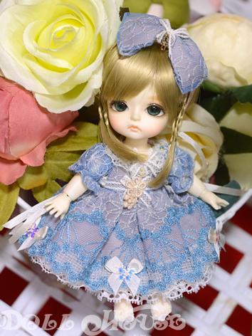 BJD Clothes 1/8 Blue Dress Set for 1/8 Size Ball-jointed Doll