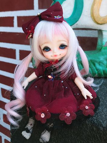 BJD Clothes 1/8 Red Velvet ...