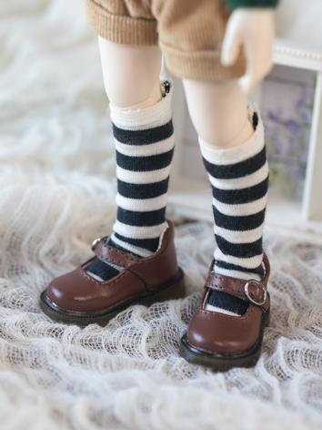 BJD Shoes Buckle Uniform Le...