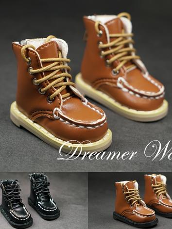 BJD Shoes Lace-up Leather S...