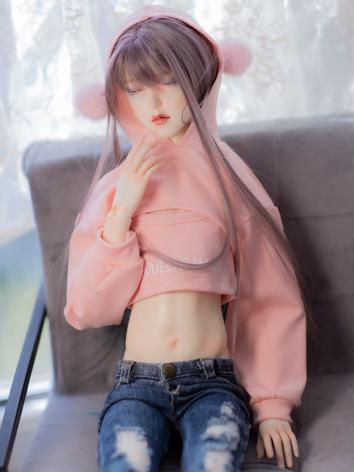 BJD Clothes Pink Short Coat...