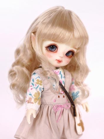 BJD Wig Girl Curly Long Hai...