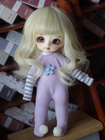 BJD Wig Girl Curly Hair for 1/8 Size Ball-jointed Doll