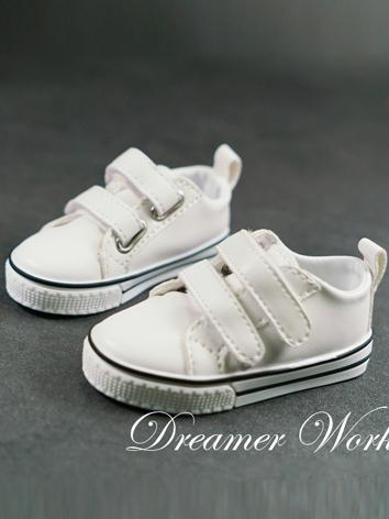 BJD Shoes White/Black Casua...