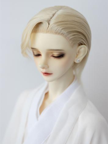 BJD Wig Light Gold Short Ha...