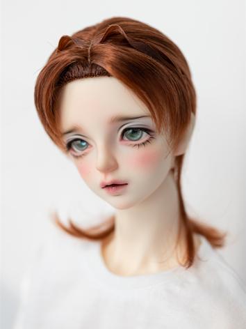 BJD Wig Cat Ear Shoulder-le...