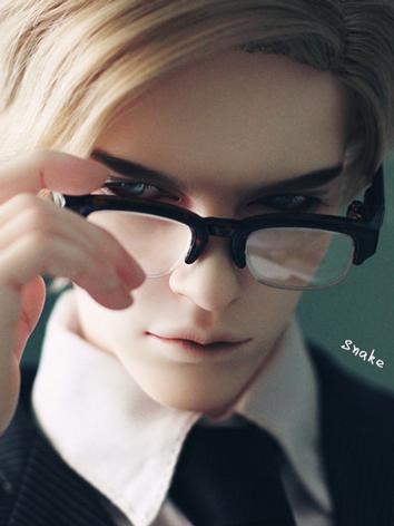 BJD Retro Half-rim Glasses ...