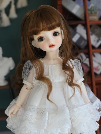 BJD Wig Girl Wavy Hair for ...