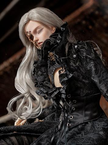 BJD Wig Silver/Gold Long Ha...