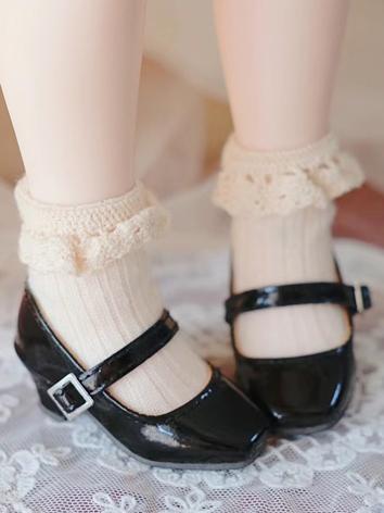 BJD Shoes Retro High Heels ...