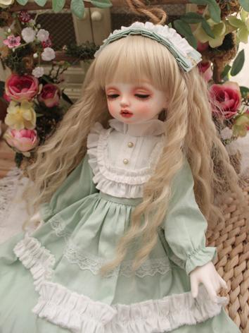 BJD Clothes Light Green Dre...