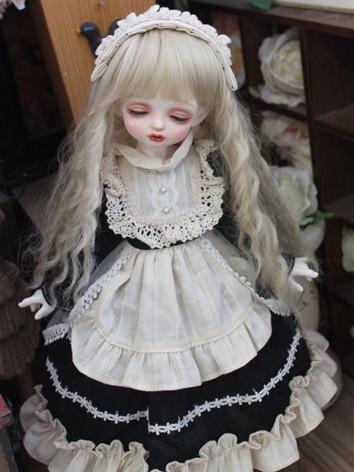 BJD Clothes Black Skirt wit...