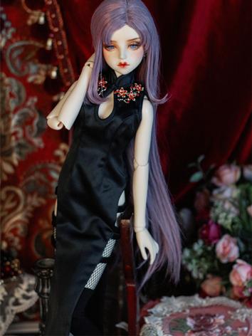 BJD Clothes Girl Black Cheo...