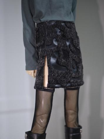BJD Clothes Side Slit Leath...