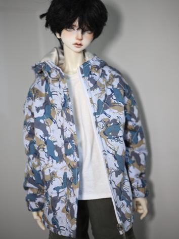 Limited BJD Clothes Hooded Jacket Fully Lined A409 for SD/70cm/73cm Size Ball-jointed Doll