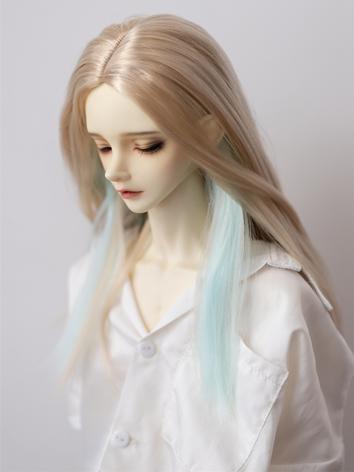 BJD Wig Highlight Long Hair for SD/MSD Size Ball-jointed Doll
