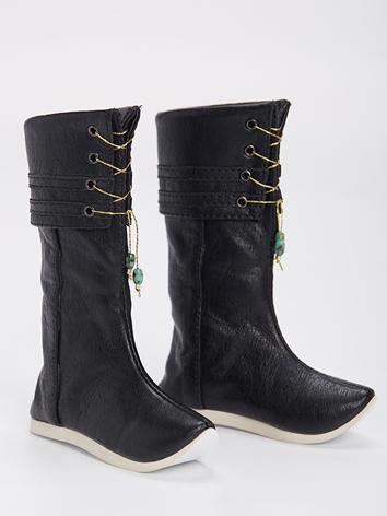 BJD Shoes Male Black Boots 70S-1041 for 70cm/73cm Size Ball-jointed Doll