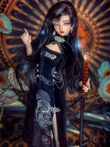 BJD Clothes Girl Cheongsam (Baihu) for MSD/SD/SD16/70cm Size Ball-jointed Doll