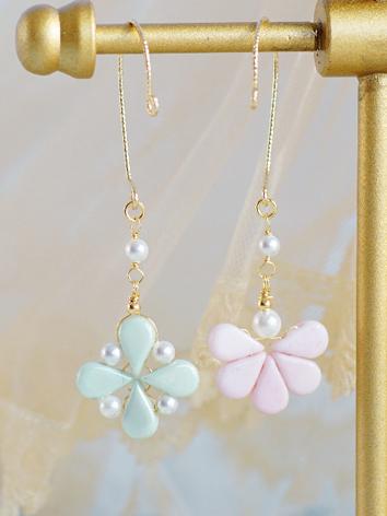 BJD Accessaries Bead Braided Earrings X043 for SD/DD/MSD/MDD Size Ball-jointed Doll
