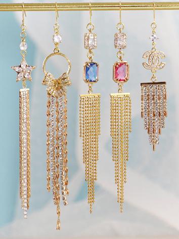 BJD Accessaries Big Tassel Earrings X210 for SD/DD Size Ball-jointed Doll