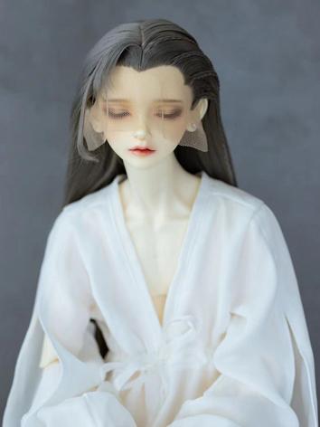 BJD Wig Gray Long Hair for ...