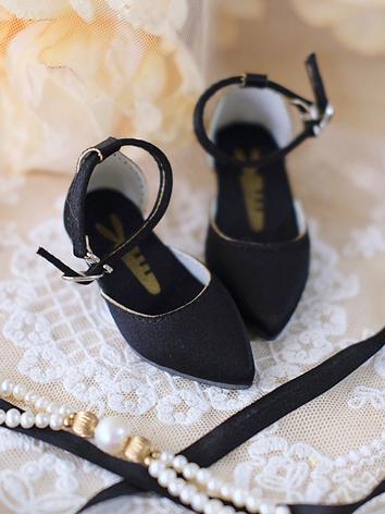 BJD Shoes Lace-up Buckle Vi...