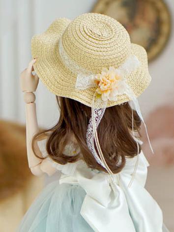 BJD Hat Summer Beach Sun Ha...