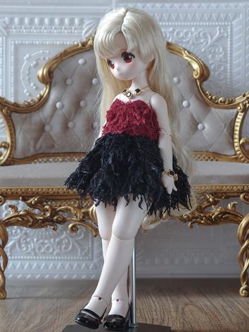 BJD Clothes Dress Necklace Bracelet Suit for MSD Size Ball-jointed Doll