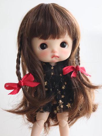 BJD Wig Girl Braid Hair for 1/8 Size Ball-jointed Doll