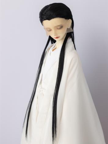 BJD Wig Black Basic Long Ha...