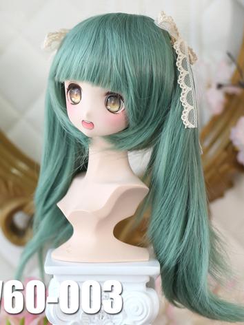 BJD Wig Cute Double Ponytai...