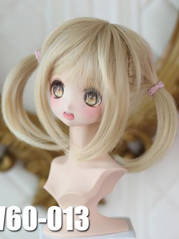 BJD Wig Light Gold Cute Hai...