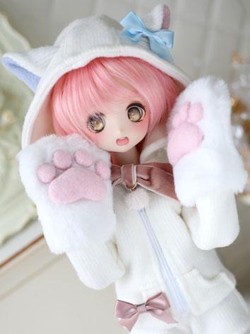 BJD Clothes Girl Coat and Shorts Suit for MSD/MDD Ball-jointed Doll
