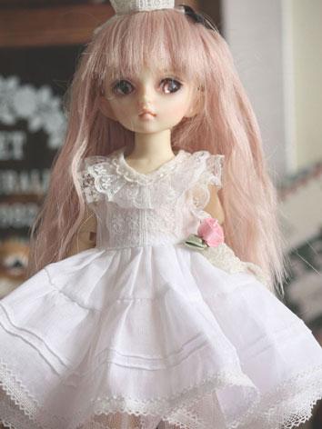 BJD Clothes White Dress Sui...