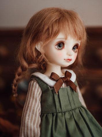 BJD Wig Girl Cute Mohair Hair for YOSD Size Ball-jointed Doll