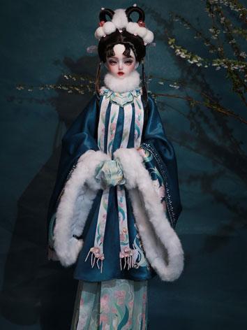 BJD Clothes Blue/Yellow Ancient Costume for OB24/OB27/Blythe/YOSD/MSD/SD/SD16 Size Ball-jointed Doll